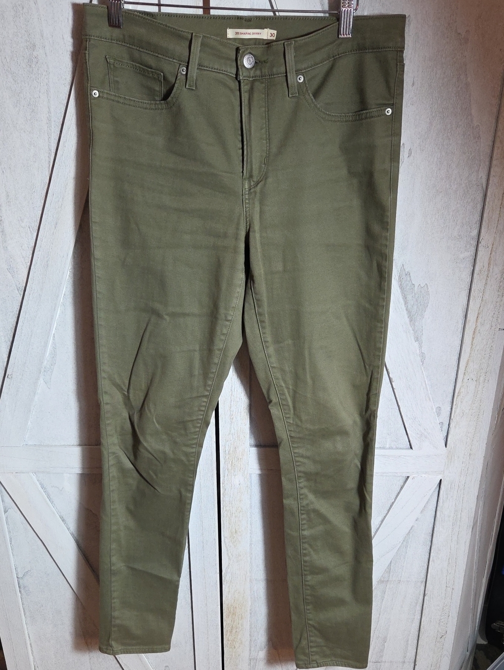 Levi's Green 311 Shaping Skinny Jeans Size 30